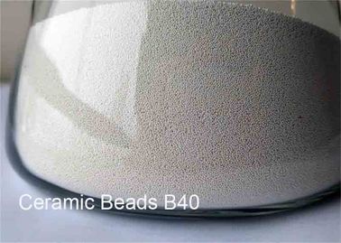Ningunos medios de voladura del polvo bajo del peligro de la silicosis, superficie de metal de la luz B40 que limpia los medios de cerámica para quitar las rebabas 