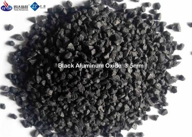 1 - 3 milímetros /3 - el abrasivo negro del óxido de aluminio de 5m m fundió el material de agregados anti del resbalón del alúmina