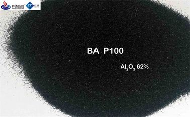 Óxido de aluminio sintético agudo de la voladura de arena, aluminio negro P100 del óxido del esmeril para hacer las correas de la arena
