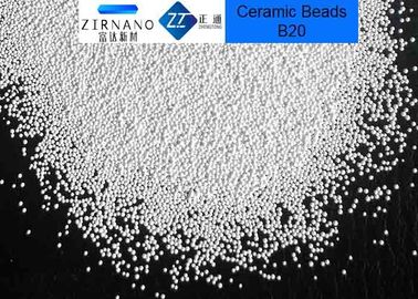 Medios de voladura de cerámica ZrO2 60 - el 66% B20, B60, B120, material de la alta circona de la dureza del tratamiento previo de la superficie B205