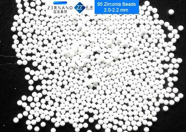 95 bolas de cerámica del óxido de circonio, blanco gotas del óxido de circonio de 0,1 - de 0.2m m 