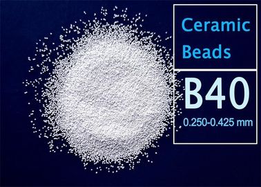 Medios gota de cerámica B40 los 250-425μm del chorreo de arena mojado para el tratamiento superficial de la aleación titanium