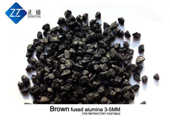 El grado refractario 5m m Brown fundió el alúmina para Castables