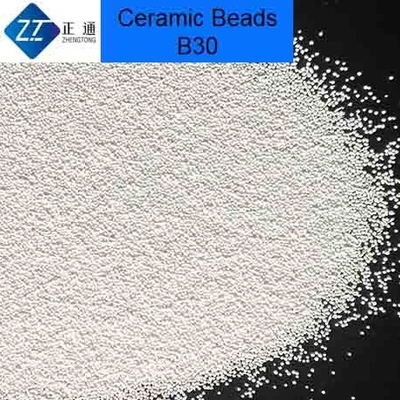 Material de voladura el 62% ZrO2 B30 de la gota baja de la avería para la limpieza de la superficie de metal