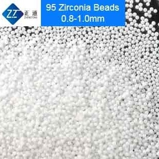 95 Perlas de zirconia estabilizadas con itrio de 1.6-1.8 mm Medios de molienda para el pulido o la decoración de joyas