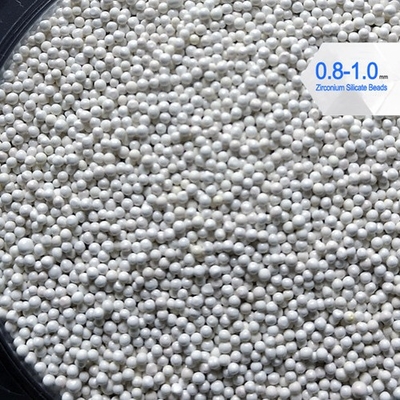El silicato de circonio del alto voltaje 900 gotea la densidad 4g/cm3 de 0.8-1.0m m para el pulido de la tinta de impresión