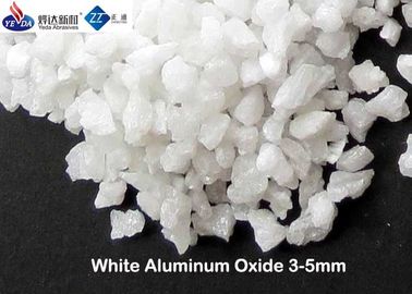 Alúmina blanco fundido establo termal, 3 - 5 milímetros de óxido de aluminio abrasivo
