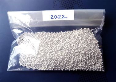 Silicato de circonio de la talla 2.0-2.2mm ZrO2 el 65% que muele medios para el pulido de la capa de pintura