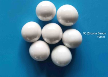 Itrio de cerámica de las bolas 95 de la circona durable estabilizado para los materiales de gran viscosidad
