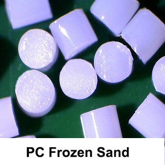 Arena congelada criogénica de la PC del policarbonato que desbarba para la electrónica y quitar las rebabas fundido a troquel