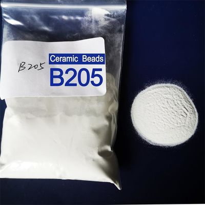 Medios de voladura de cerámica del tamaño B205 para el tratamiento de superficie médico de los implantes y de los dispositivos