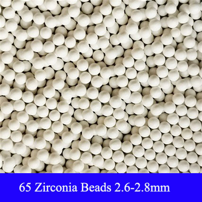 65 Perlas de silicato de circonio de 1,6-1,8 mm Medios de molienda para pintura, tinta