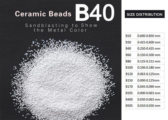 B40, moldes de voladura de la gota de cerámica de B60 ZrO2 el 62% que limpian la dureza 700HV