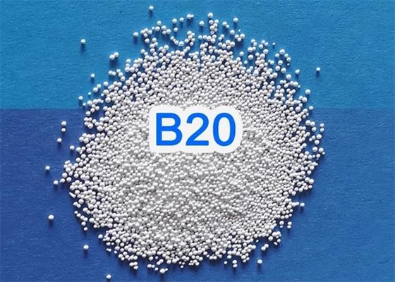 Spherical Shape Ceramic Blasting Beads 2.3 G/Cm3 Bulk Density For 3C Products deburring
