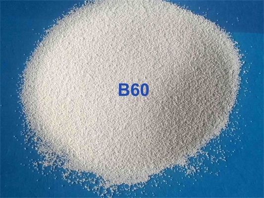 62 - 66% ZrO2 Ceramic Bead Blasting Media B60 0.125 - 0.250mm For Stainless Steel Surface