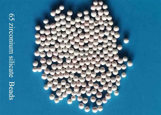 65% ZrO2 Zirconia Beads Milling Media Zirconium Silicate Beads For Titanium Dioxide , Ink , Paint