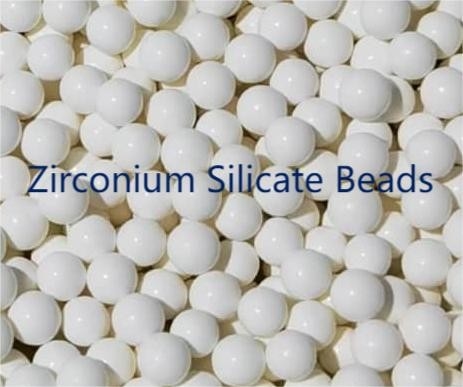 65 Perlas de silicato de circonio de 1,6-1,8 mm Medios de molienda para pintura, tinta
