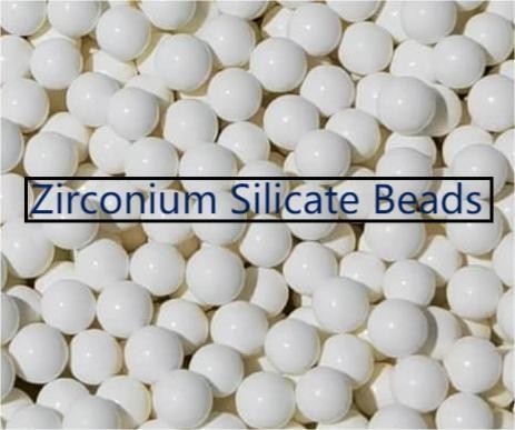 65 Perlas de silicato de circonio de 1,6-1,8 mm Medios de molienda para pintura, tinta