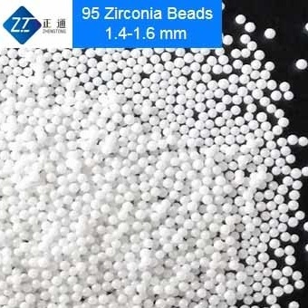 95 Perlas de zirconia estabilizadas con itrio de 1.6-1.8 mm Medios de molienda para el pulido o la decoración de joyas