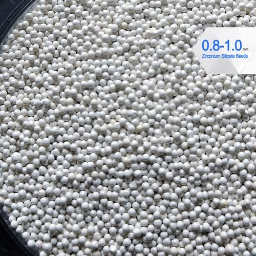 El silicato de circonio del alto voltaje 900 gotea la densidad 4g/cm3 de 0.8-1.0m m para el pulido de la tinta de impresión