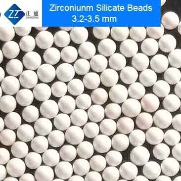 2.2 - 2.5m m 65 bolas del óxido de circonio, medios que muelen de la circona de 0,6 - de 0.8m m