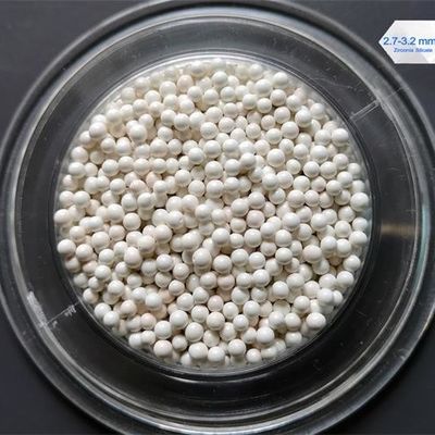 El silicato de circonio blanco lechoso gotea los medios minerales/minerales superficiales durables que muelen la dispersión