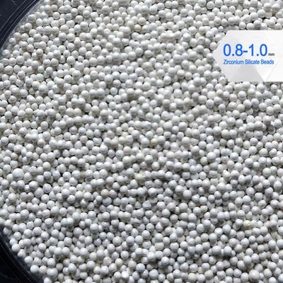 El silicato de circonio del alto voltaje 900 gotea la densidad 4g/cm3 de 0.8-1.0m m para el pulido de la tinta de impresión